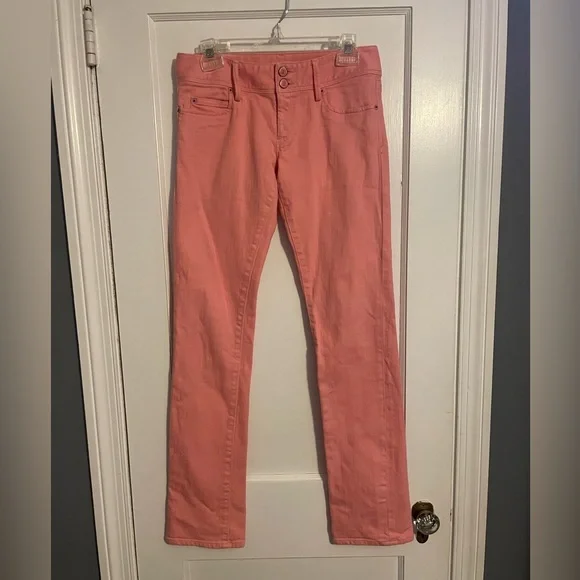 Lilly Pulitzer Worth Straight Pink Jeans Size 2 - Picture 4 of 7